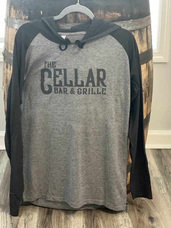 cellar bar and grille long sleeve hoodie